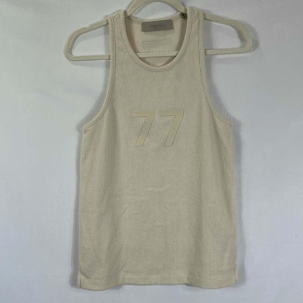 Fear Of God Essentials Tank Top Size 8 Tan EUC